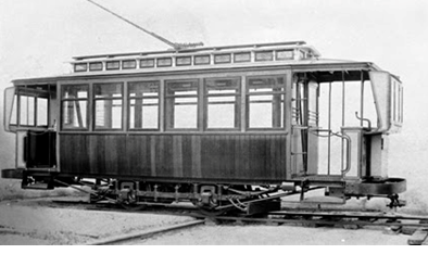 Tranvias de Málaga, Foto de Fábrica de Talleres Girona, Colección Josep Miquel Solé