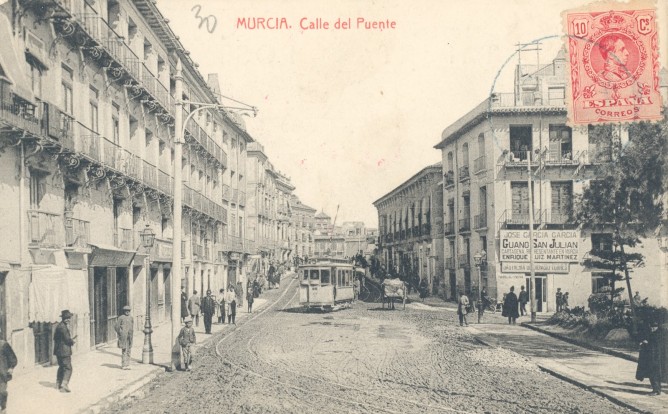Tranvias de Murcia, Calle El Puente, Olaizola