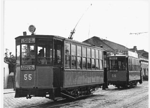 Tranvias de Málaga, linea de El Palo, archivo D. Sur