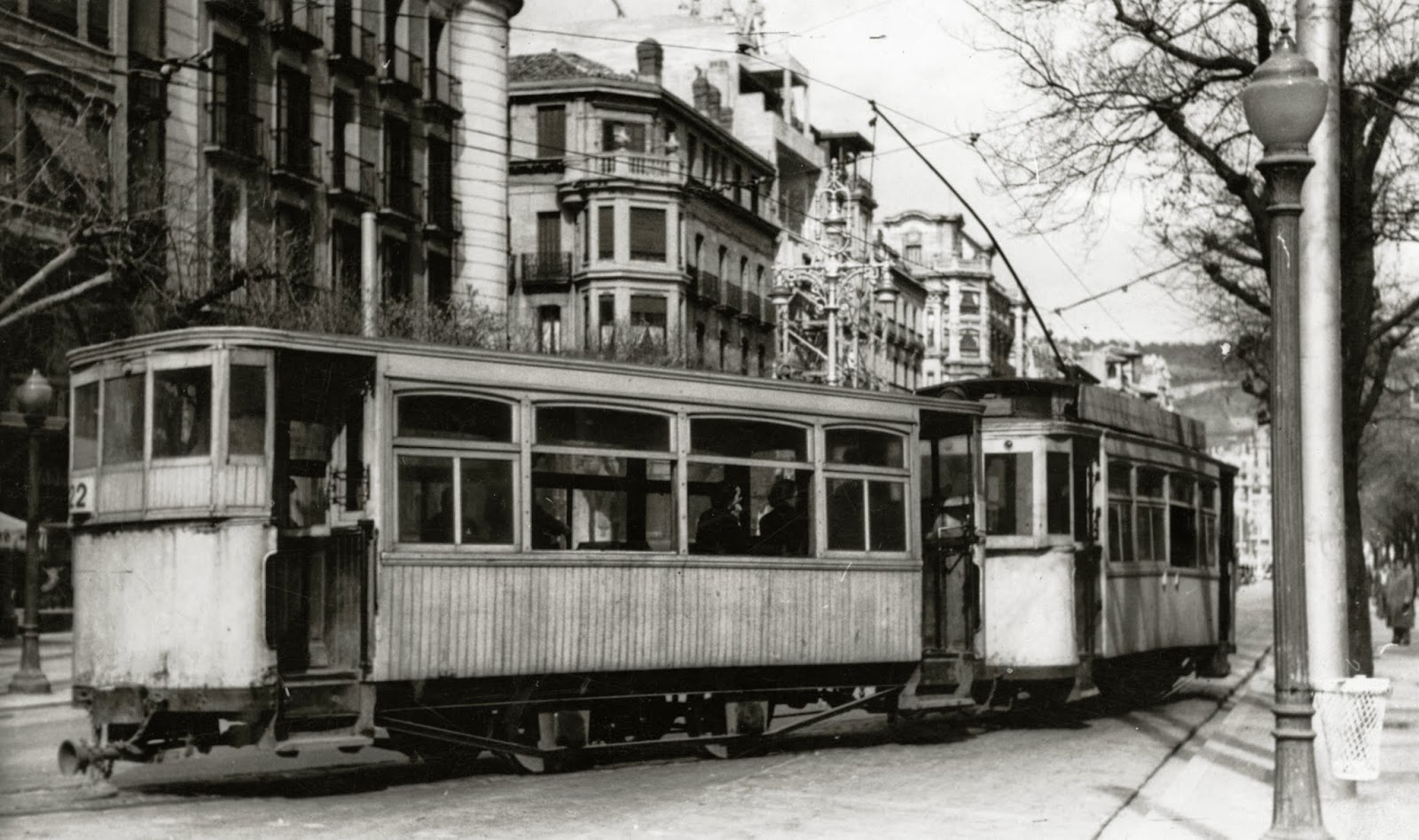 Tranvias de San Sebastian , fondo fototeca kutxa