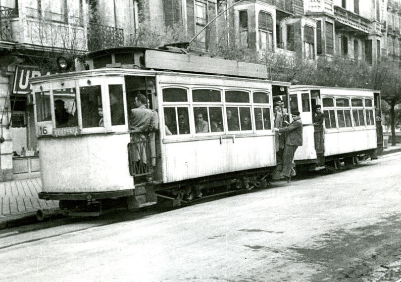 Tranvias de San Sebastian , fototeca Kutxa