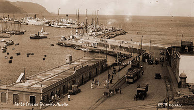 Tranvias de Tenerife , Muelle de Santa Cruz. foto Nils Lindgren