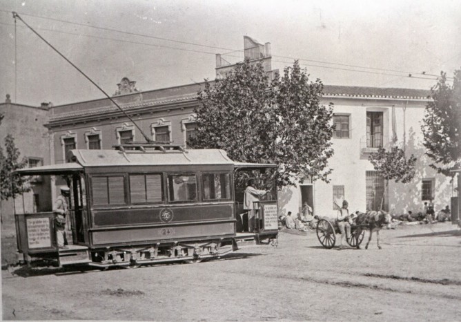 Tranvias de Valencia, tranvia Charleroi , fondo MVF