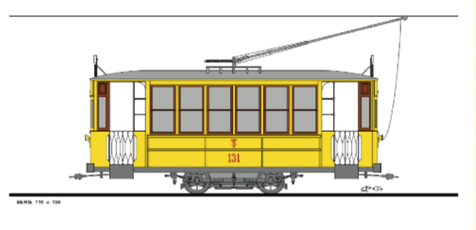 Tranvias electricos de Sevilla, serie 114 al 134