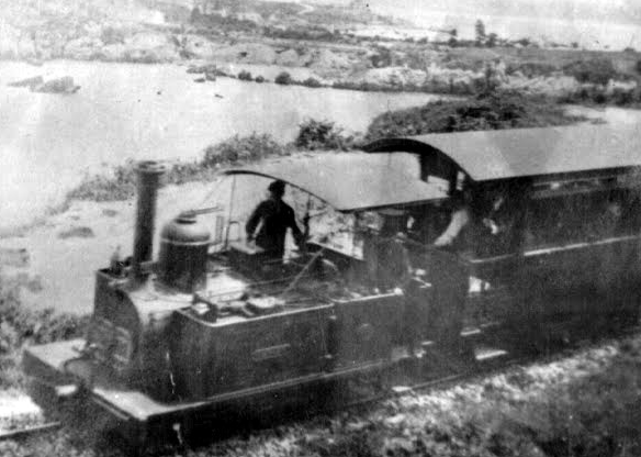 Tren de gandarillas en la playa del Camello, Fondo FT, fotografo desconocido