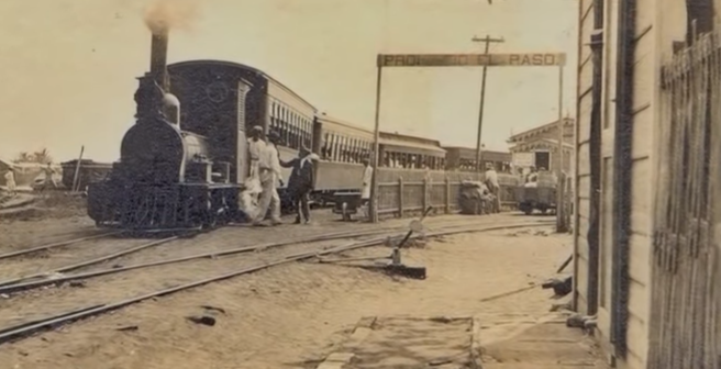 Tren dr Castaño a Bayamón. Fotógrafo desconocido