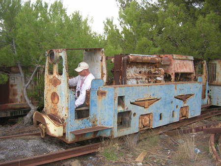 Túnel Jose Maestre , Locomotora, fotografo desconocido