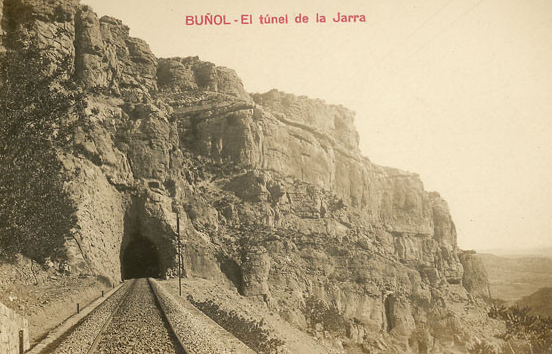 Puente de la jarra , en Buñol , Postal comercial