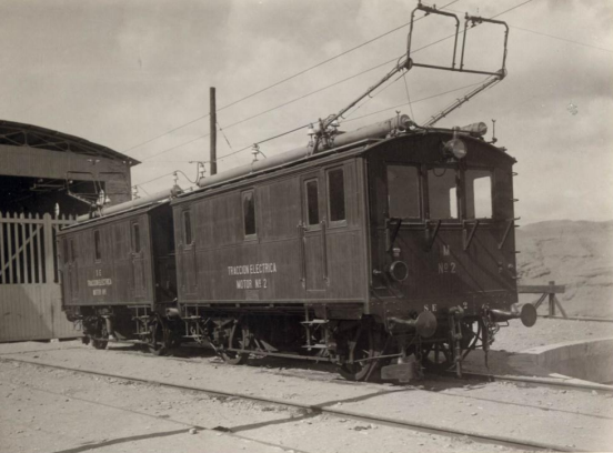 Unidad Bronw & Boveri nº 2, en el deposto de Santa Fe - Alhama, c. 1911 , AHF, F.185 foto Victoriano Lucas