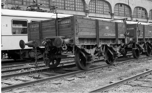 Vagon del Bilbao a Portugalete seri Jp-11, en 1901, foto MPS