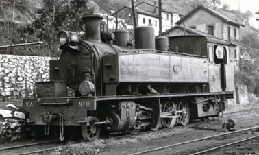 Vasco Asturiano , locomotora nº 8 , fondo MVF