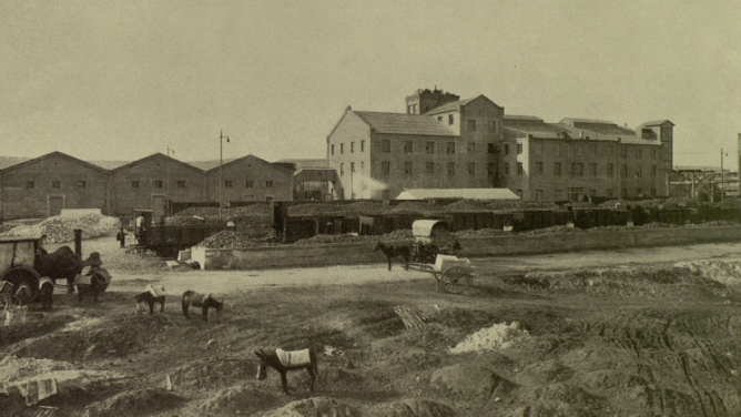 Venta de Baños, Azucarera de Castilla, album Leopoldo Lewin