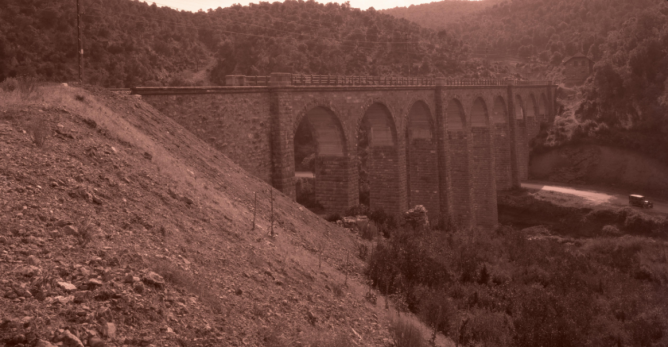 Viaducto de Atguijas o del Puentarrón , sobre el Ega, 06.10.1931