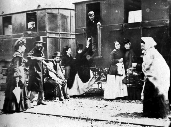 Viajeros en la estación de Málaga 