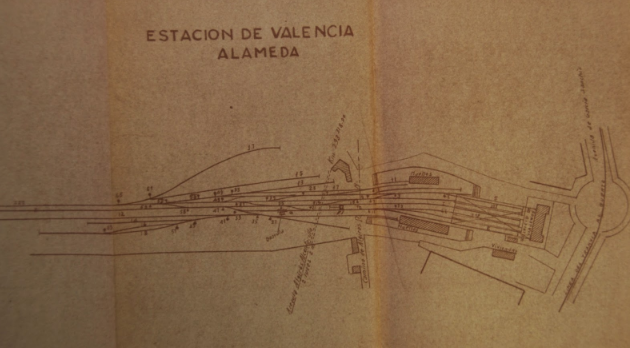 Vias de Servicio de la estación de Valencia Alameda