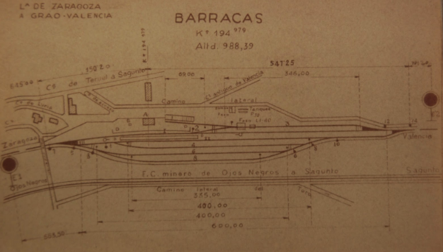 Vias de Sevicio de la estación de Barracas