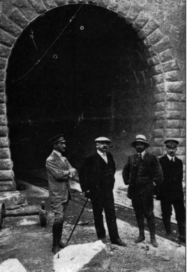 Visita facultativa a las defensas de la estacion internacional de Canfranc, archivo J. Peman y Ignacio Perez Soba