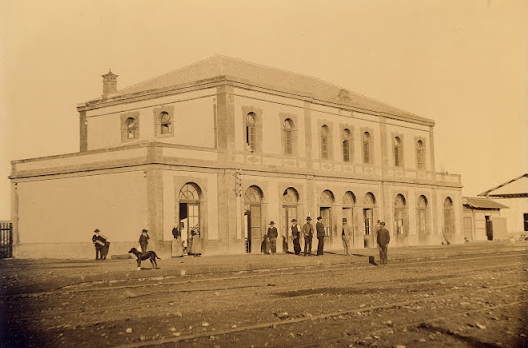 Zafra a Huelva , estacion de 2ª clase Fregenal de la Sierra, Fondo Manuel Espejo