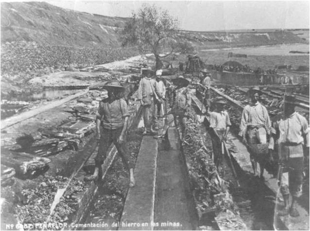 colmatacion del hierra en la mina Peñaflor, colección José Carranza Cruz