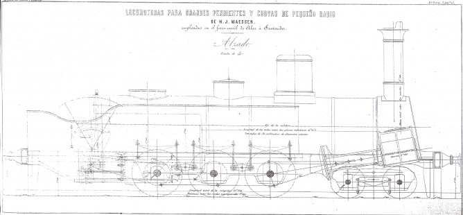 Bastidor de la locomotora Vaessen