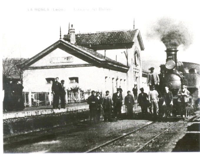 Estacion de la Robla, fondo : Instituto Leones de Cultura