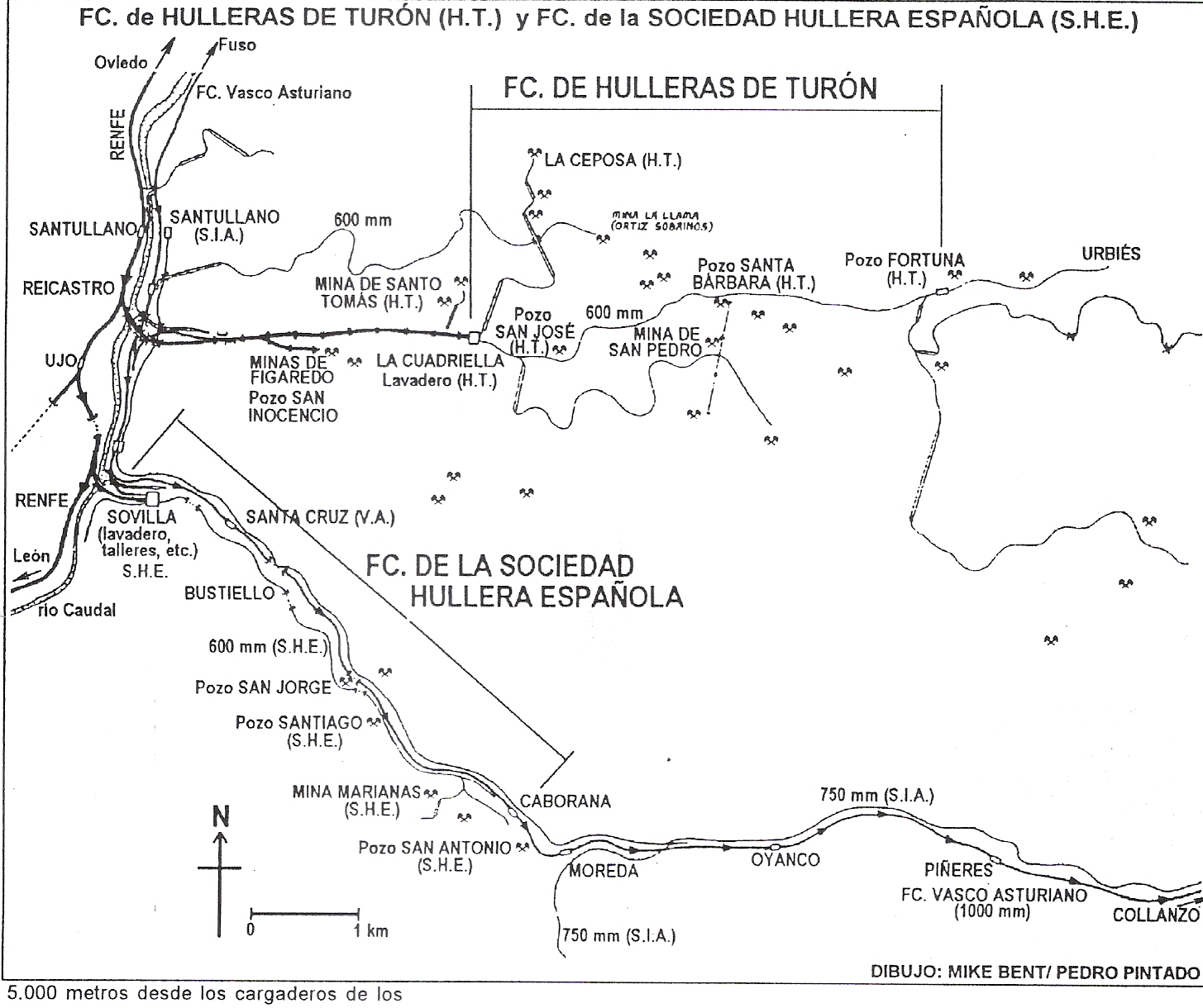 Plano de pertenencias y lineas de la SIA