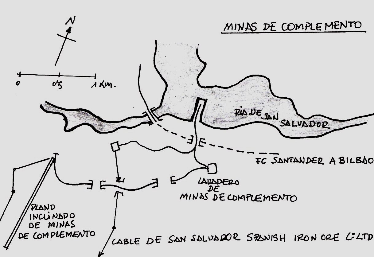 Plano del itinerario del ferrocarril, eleborado por Juan Peris Torner , sobre esquemas de Mike Bent