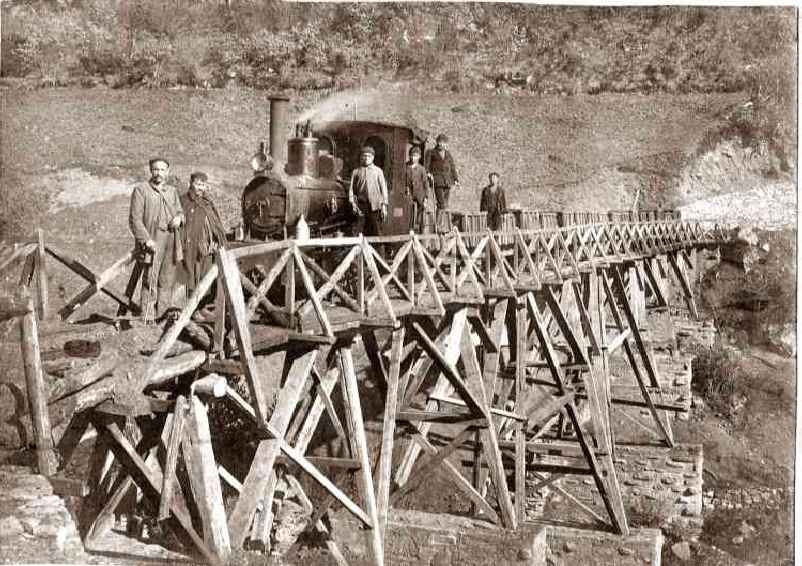 Ferrocarril de Minas de Freixo, foto : Fondo Buxa