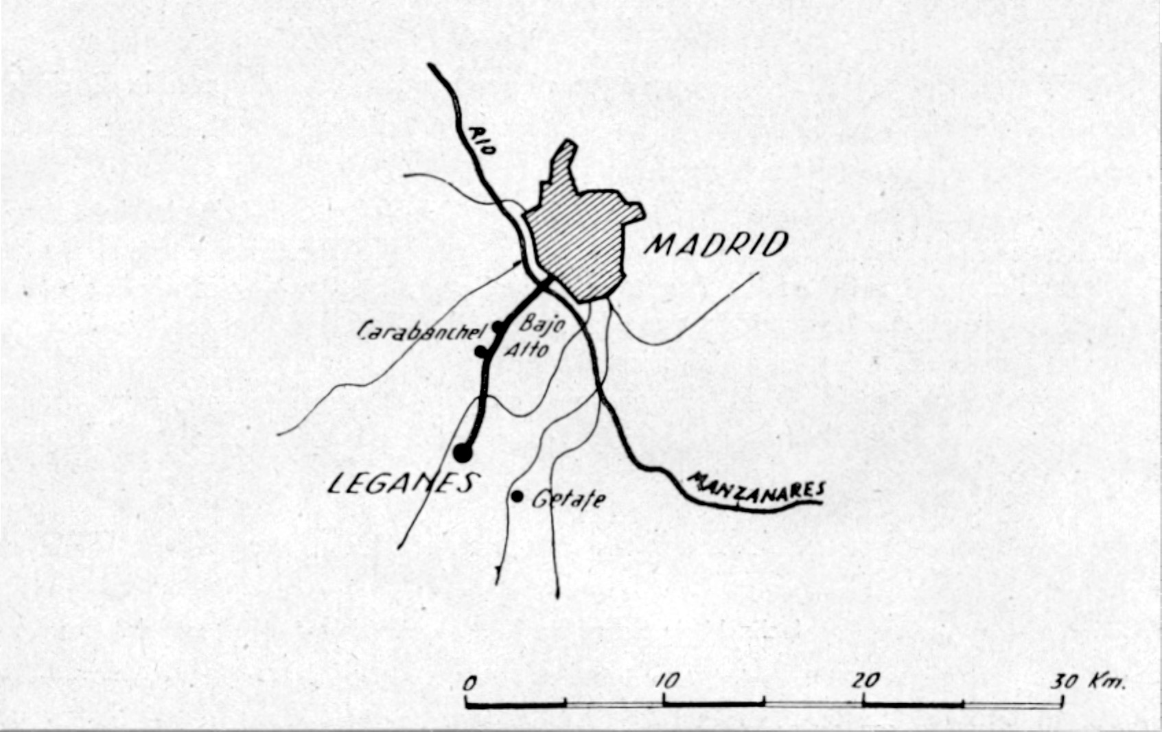 plano de la línea