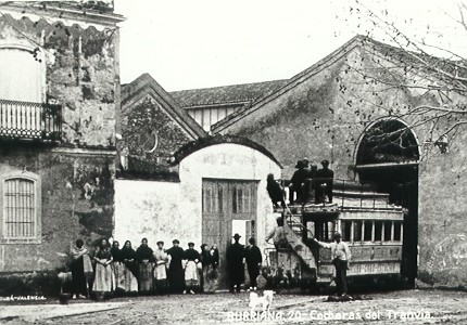 Tranvias de Burriana, junto al pla de Sant Blai, Archivo: Juan Peris Torne