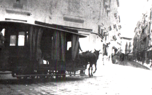 Tranvia de Sangre , de la Sociedad Mallorquina de Tranvias, fondo Carlos Olmo