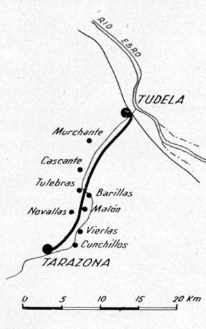 Plano de la linea, archivo informe EFE