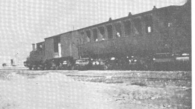 tren de viajeros entrando en Durango, 