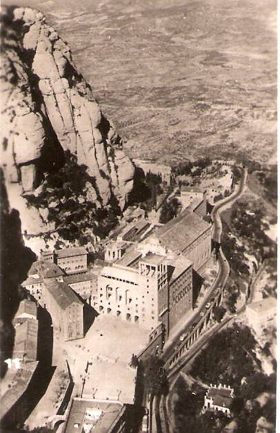 El monasterio desde el funicular de San Juan 
