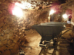 Interior de la mina de Nueva Victoria, foto: Miguel Bernat Armiño