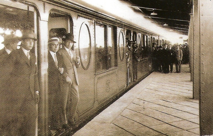Estacion de la Bordeta, Metro Transversal, año 1926