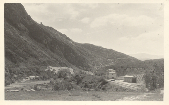 Estacion de Arnedillo, postal comercial , fondo : Miguel Diago Arcusa