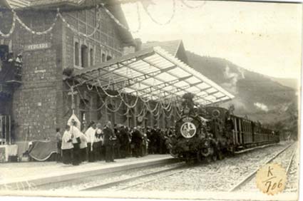 Vergara, visita de Eduardo Dato, foto archivo de la Fototeca Kutxa