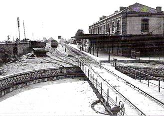 Antigua estacion del Central de Aragón en Sagunto