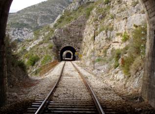 Linea Jativ a Alcoy, Túnel, 