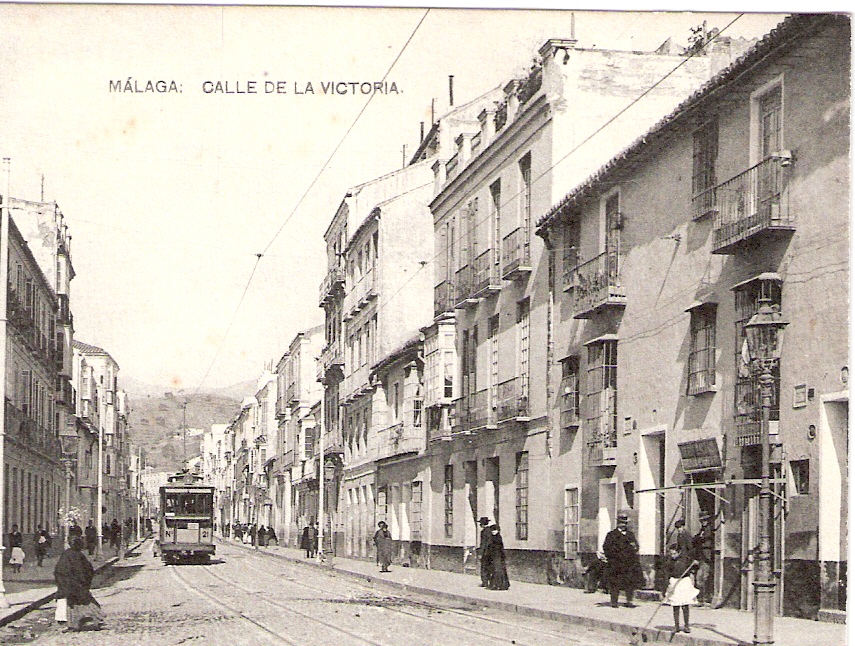 Tranvias de Málaga, calle de la Victoria