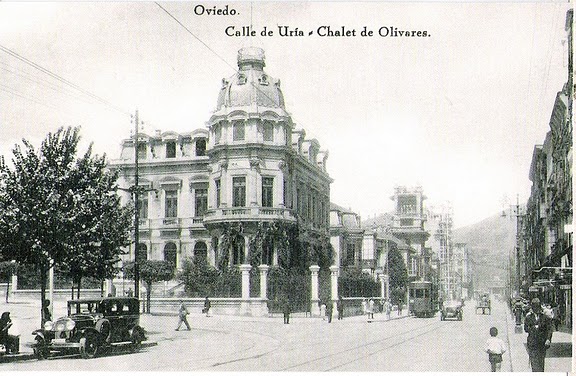 Tranvias de Oviedo,postal comercial, 