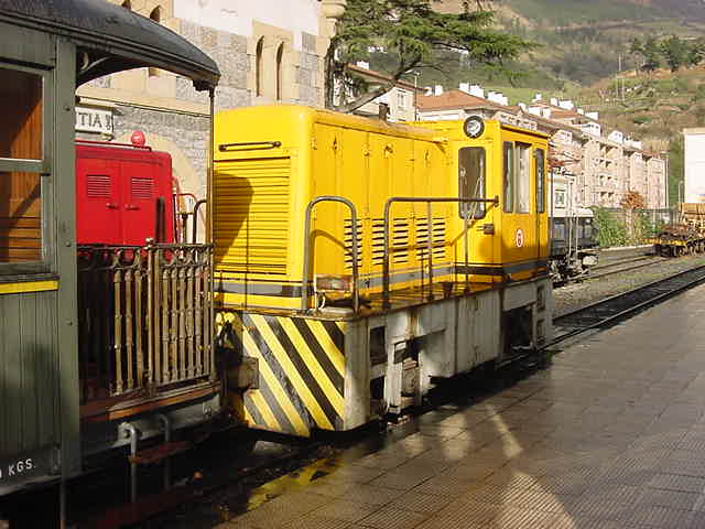 Tractor nº 5, en el Museo vasco del Ferrocarril, fondo Euskotren