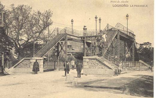 La Pasarela en la estación de Logroño