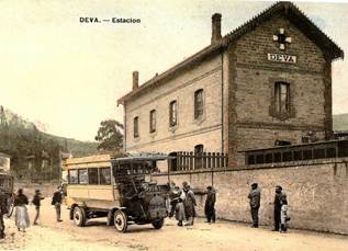 Estacion de Deva, Postal Comercial, 