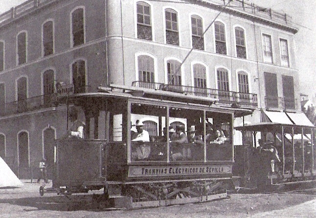 Tranvias de Sevilla, año 1901,