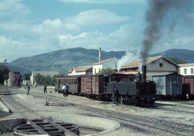 Estacion de Muro de Alcoy , Año 1968, 