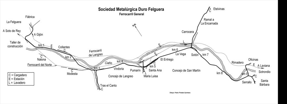 esquema de lineas, dibujo Pedro Pintado Quintana