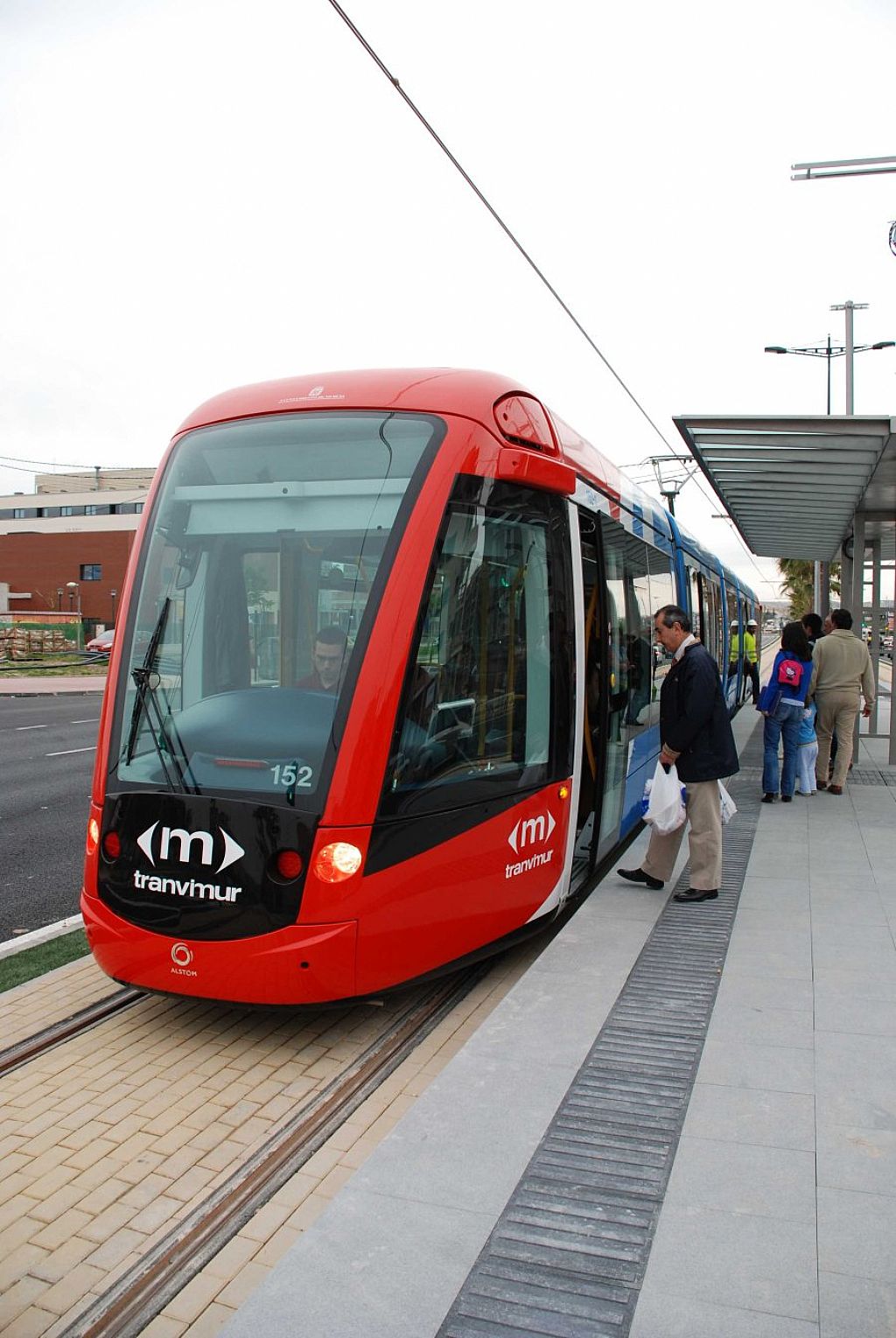 Nuevo tranvia en Murcia, foto : Travimur . es