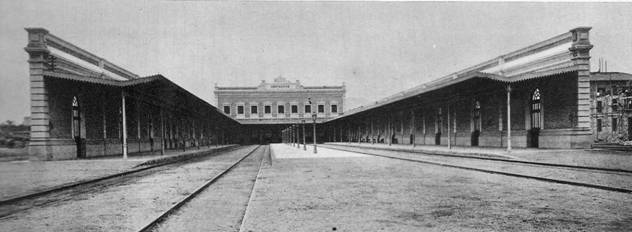 Estacion MZA en Cartagena, año 1936, foto: Libro de oro MZA 1936